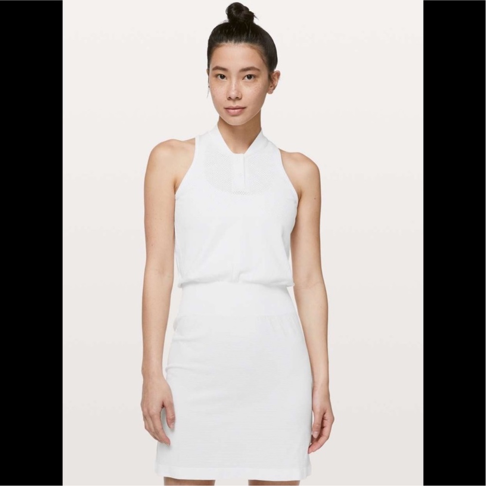 Lululemon NWT 6 White In Your Court Dress